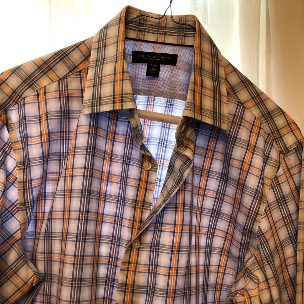 Banana Republic Non Iron Slim Fit Dress Shirt